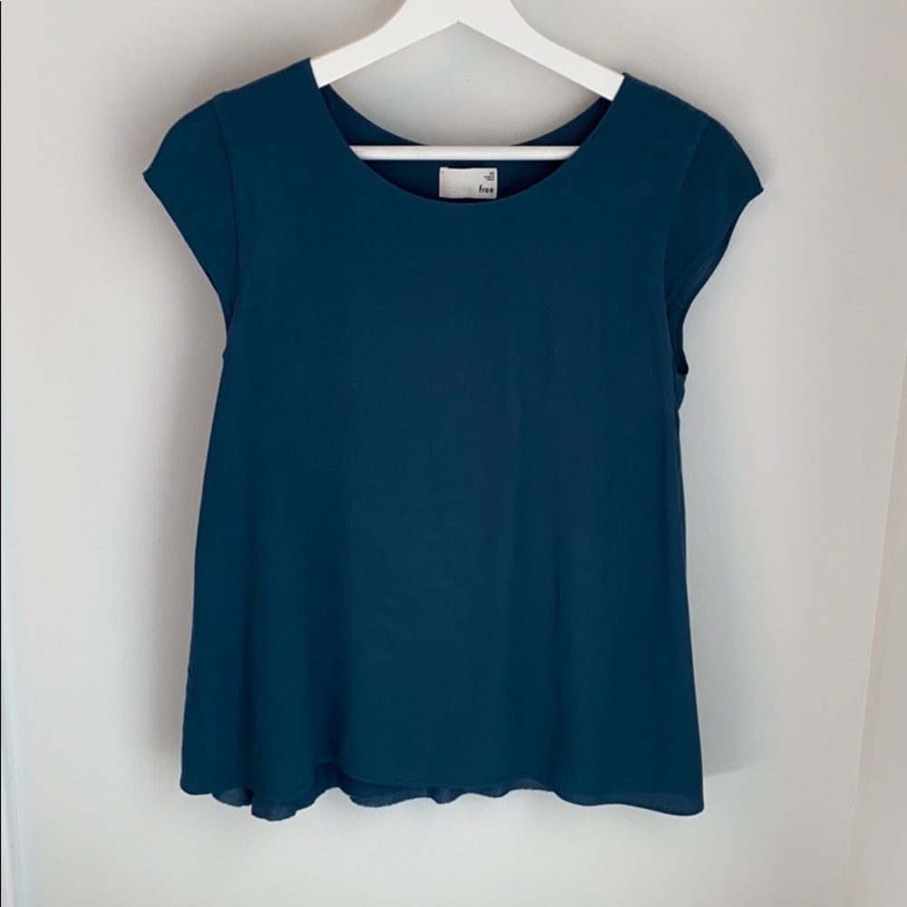 Teal Wilfred free top